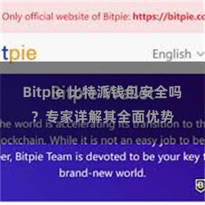 Bitpie 比特派钱包安全吗？专家详解其全面优势