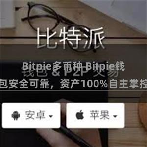 Bitpie多币种 Bitpie钱包安全可靠，资产100%自主掌控