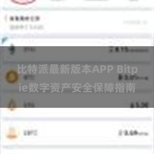 比特派最新版本APP Bitpie数字资产安全保障指南