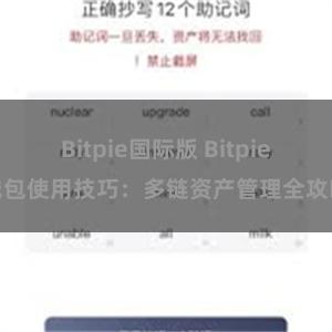 Bitpie国际版 Bitpie钱包使用技巧：多链资产管理全攻略