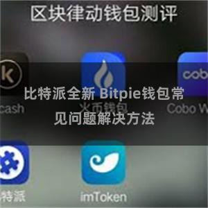 比特派全新 Bitpie钱包常见问题解决方法