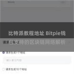 比特派教程地址 Bitpie钱包支持的区块链网络解析