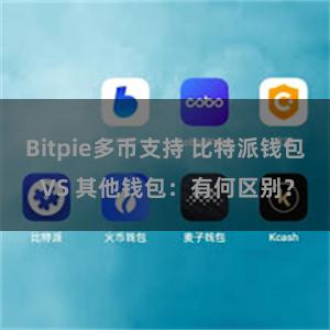 Bitpie多币支持 比特派钱包 VS 其他钱包：有何区别？