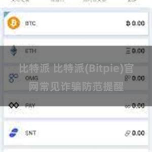 比特派 比特派(Bitpie)官网常见诈骗防范提醒