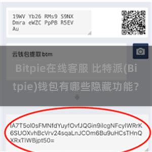 Bitpie在线客服 比特派(Bitpie)钱包有哪些隐藏功能？