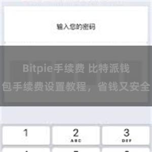 Bitpie手续费 比特派钱包手续费设置教程，省钱又安全