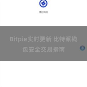 Bitpie实时更新 比特派钱包安全交易指南