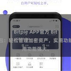 Bitpie APP官方 Bitpie钱包：轻松管理加密资产，实用功能强大。